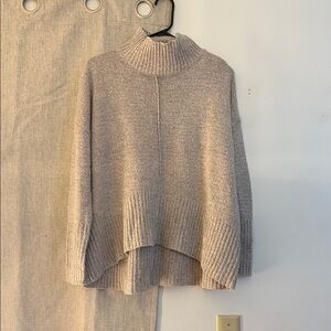 Sweet Romeo Heather Gray Turtleneck Sweater